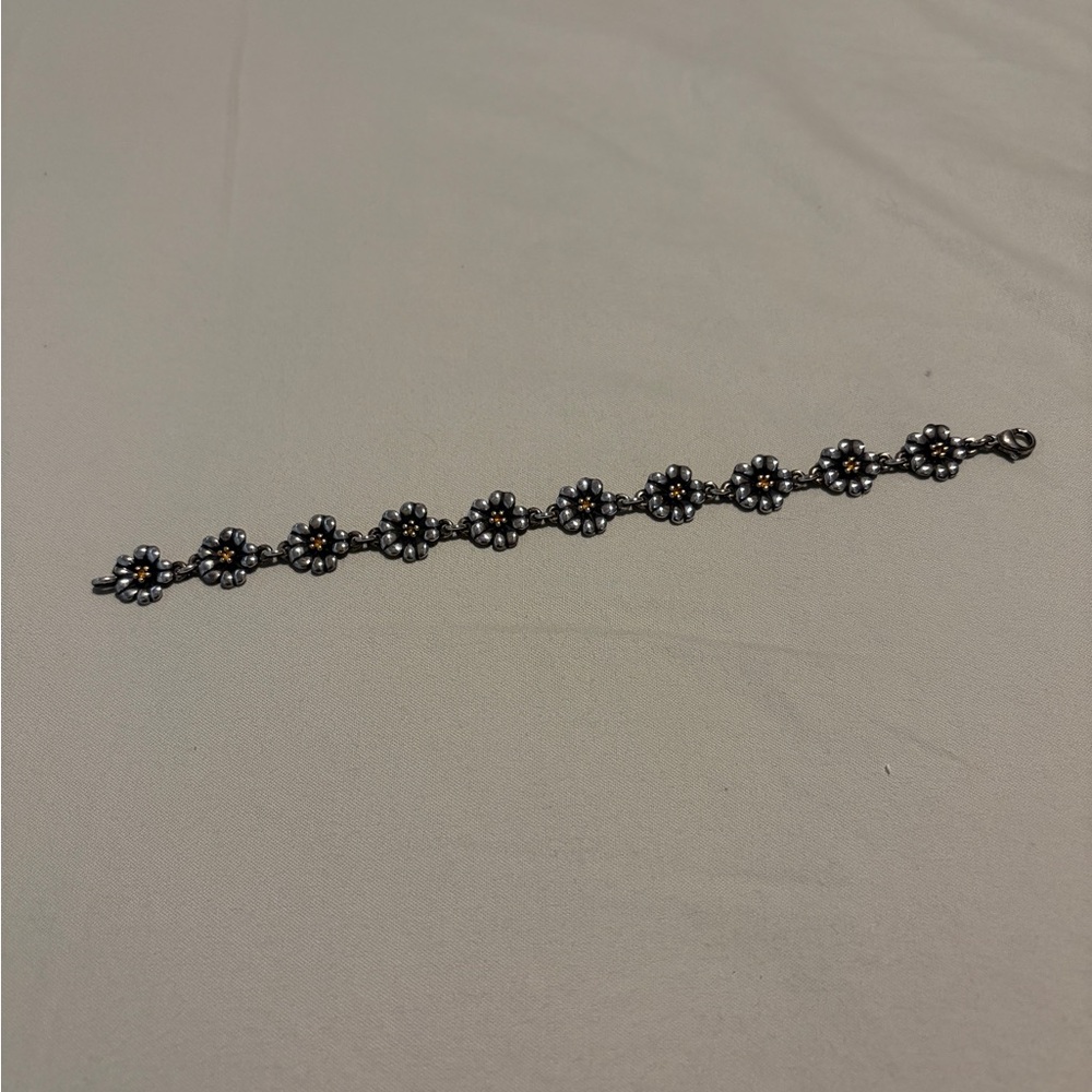 RETIRED James Avery April Flower Bracelet